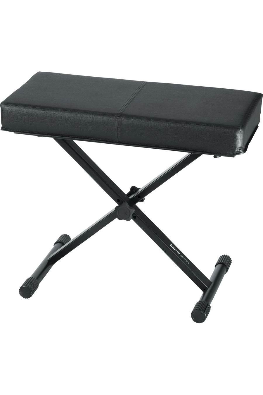 Frameworks Standard Black Keyboard Bench with Deluxe Seat