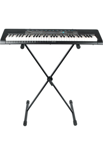 Frameworks Adjustable X Style Keyboard Stand with Rubberized Leveling Foot