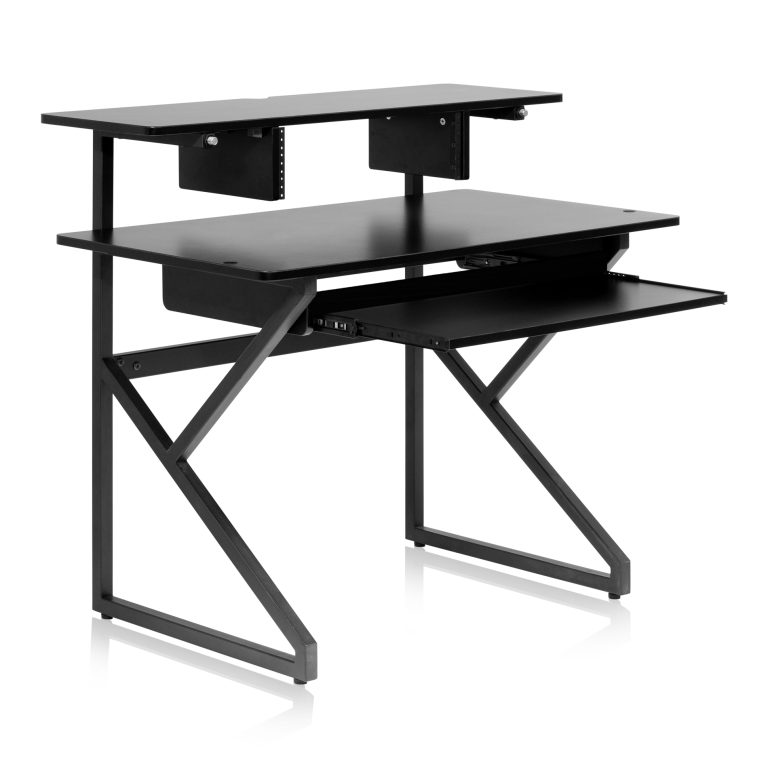 CONTENT CREATOR FURNITURE SERIES MAIN DESK IN BLACK FINISH