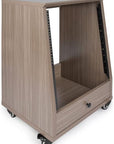 Frameworks Elite Furniture Series 12U Angled Studio Rack with Locking Casters