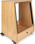 Frameworks Elite Furniture Series 12U Angled Studio Rack with Locking Casters