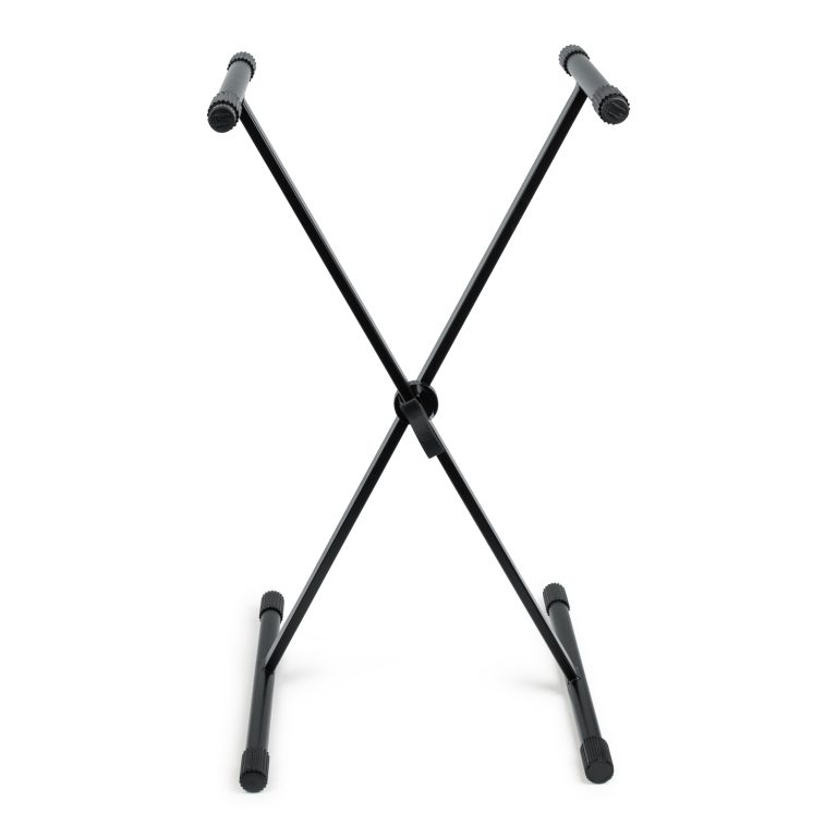 FRAMEWORKS ADJUSTABLE "X" STYLE KEYBOARD STAND WITH RUBBERIZED LEVELING FOOT