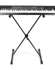 FRAMEWORKS ADJUSTABLE "X" STYLE KEYBOARD STAND WITH RUBBERIZED LEVELING FOOT