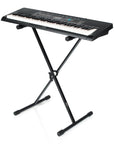 FRAMEWORKS ADJUSTABLE "X" STYLE KEYBOARD STAND WITH RUBBERIZED LEVELING FOOT