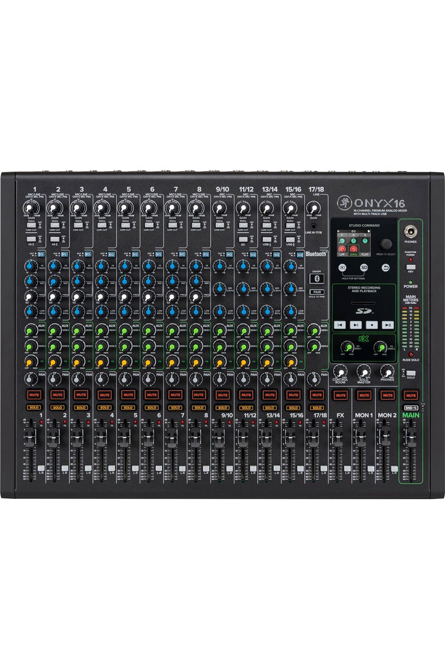 Mackie Onyx 16 16-Channel Premium Analog USB Mixer