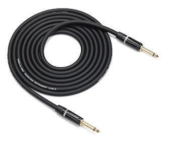 Tourtek Pro Noiseless Instrument Cable 10-Foot Instrument Cable with 1 Right-Angle Connector