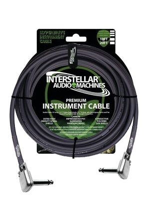 Hyperdrive Premium Instrument Cables – 20-foot Angle-Angle Connectors