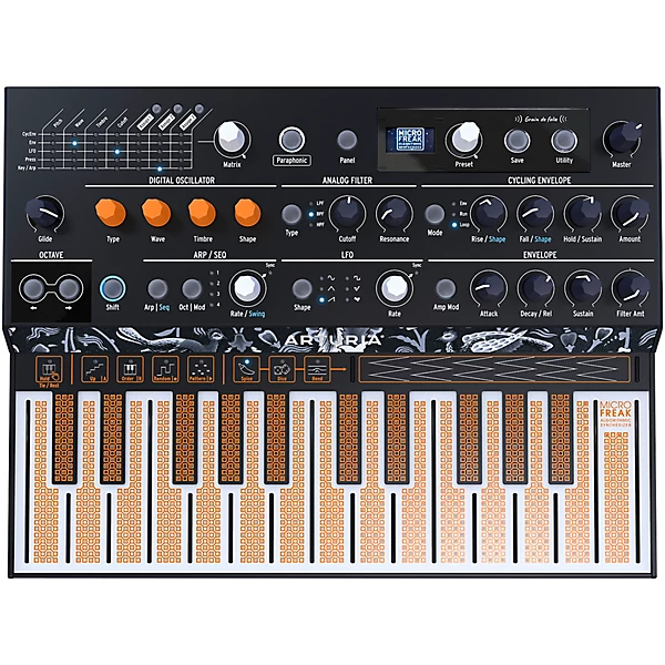 Arturia MICROFREAK Hybrid digital analog programmable synthesizer, polyphonic aftertouch
