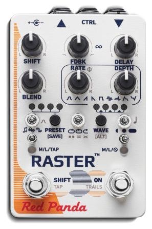 RED PANDA RASTER 2 DIGITAL DELAY PEDAL