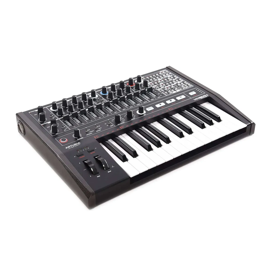 Arturia MINIBRUTE 2 NOIR Semi Modular Classic/ Reborn Monophonic Synthesizer