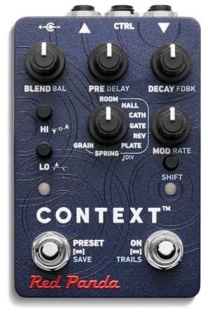 RED PANDA CONTEXT 2 REVERB PEDAL