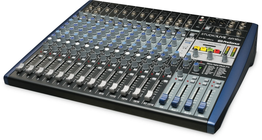 StudioLive AR16c 16-Channel USB-C™ Compatible Audio Interface/Analog Mixer/Stereo SD Recorder