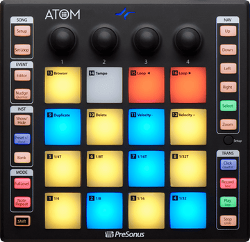 PRESONUS ATOM USB 16-PAD MIDI CONTROLLER