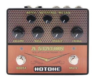 HOTONE A STATION ACOUSTIC GUITAR PREAMP D.I.