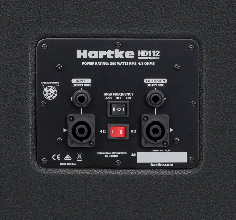 HARTKE HYDRIVE HD112 SPEAKER CABINET 1 X 12" 300 WATTS