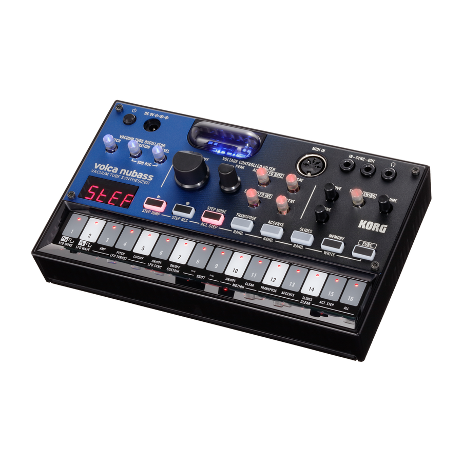 Volca NuBass Vacuum Tube bass Synth