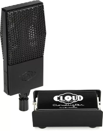 44 PASSIVE RIBBON MICROPHONE (BLACK) WITH INCLUDED BLACK CL1 CLOUDLIFTER